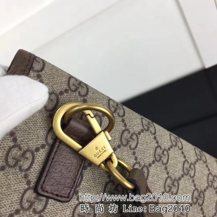 GUCCI古馳原單 新款專櫃品質高仿原單實物實拍493930-1啡pvc啡皮腰包 HY1051